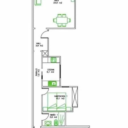 100m Playa Concha 4 Parking A 1 Calle Апартаменты Сан-Себастьян