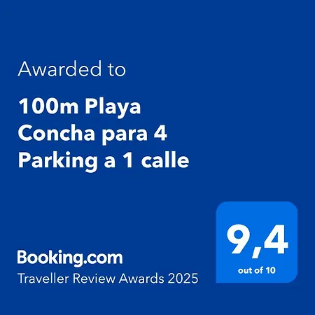 100m Playa Concha 4 Parking A 1 Calle Saint-Sébastien